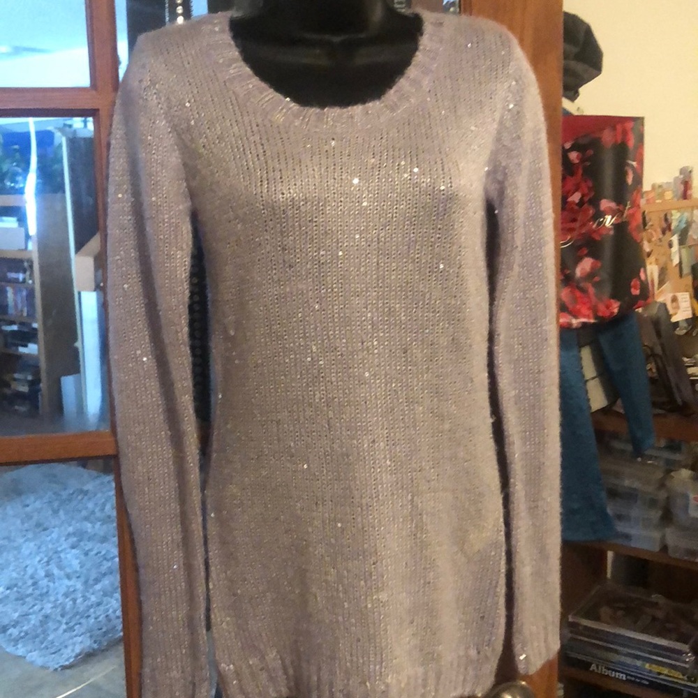 Rue 21 long Light orchid sparkle sweater